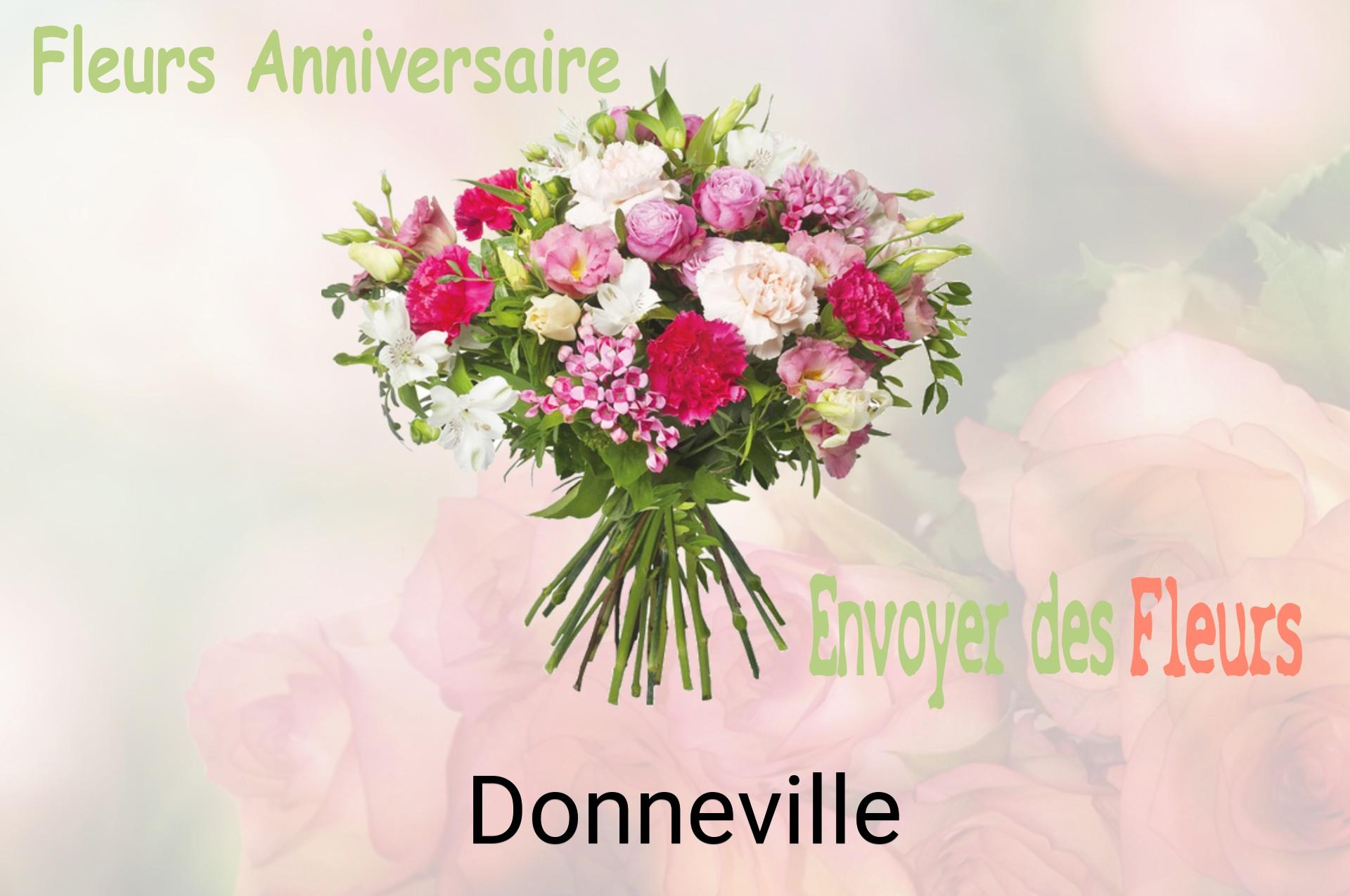 Bouquet de fleurs d’anniversaire livré à Donneville