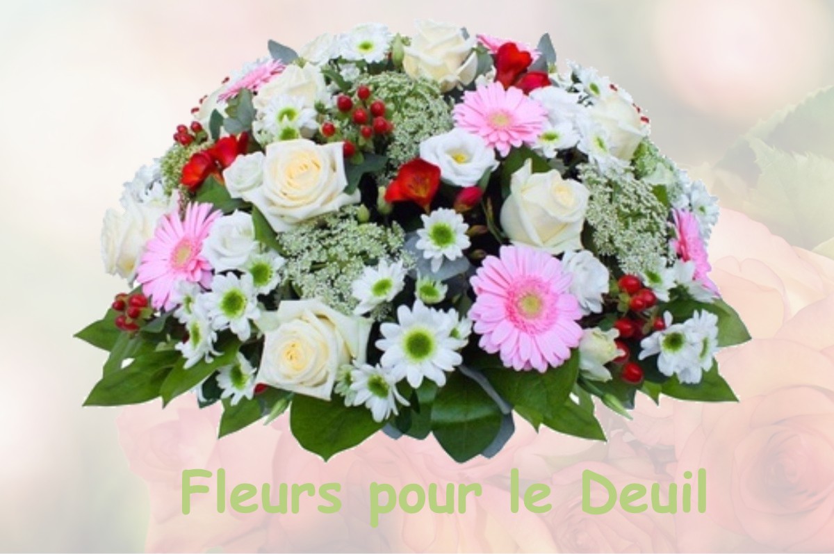 fleurs deuil DONNEVILLE